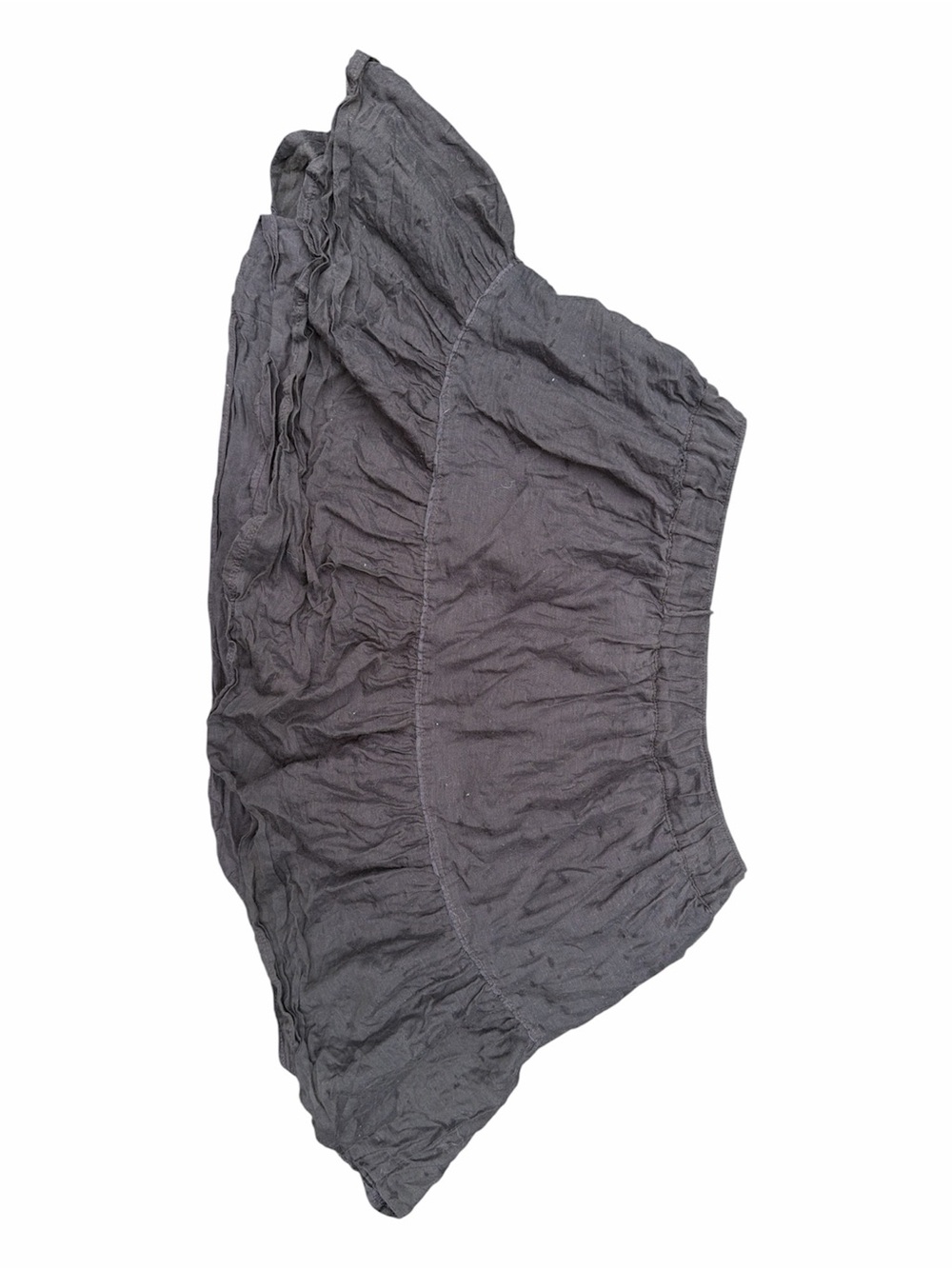 Abercrombie & Fitch Men's Black Flat-Front Elastic Shorts
